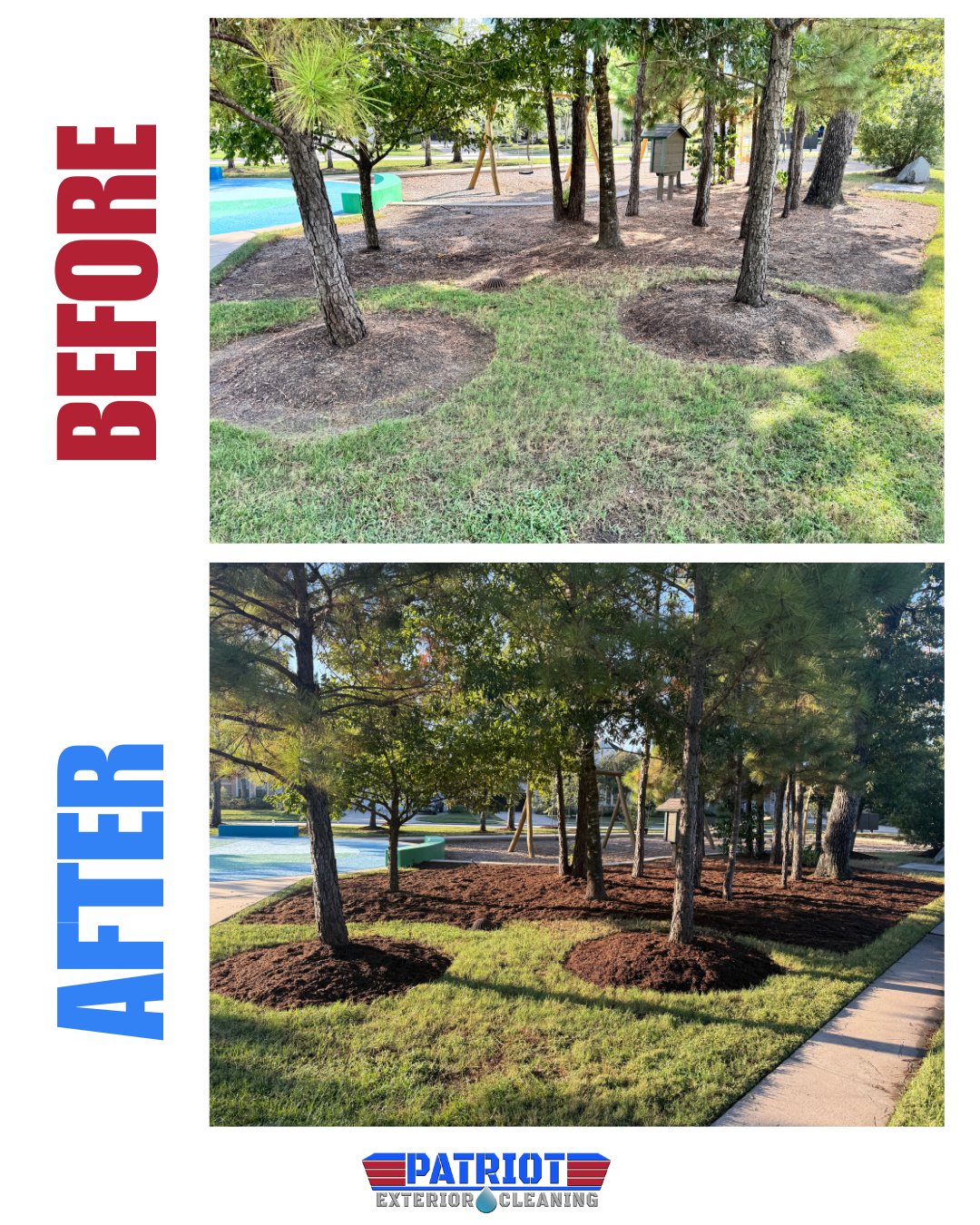 Flowerbed Before and After 