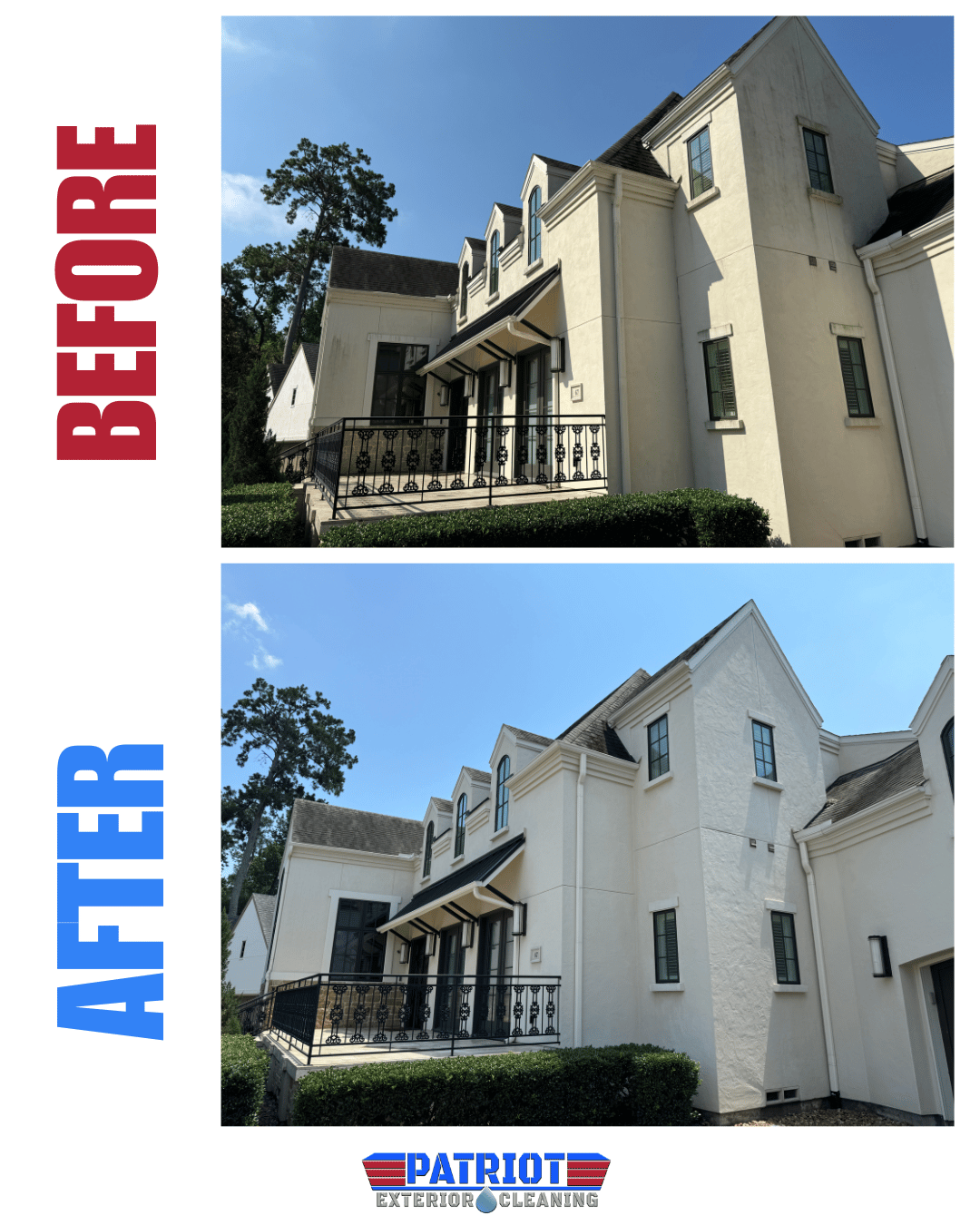 House Washing Before and After 