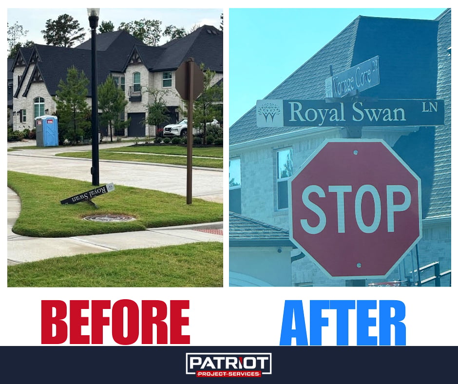 Landscape Before and After