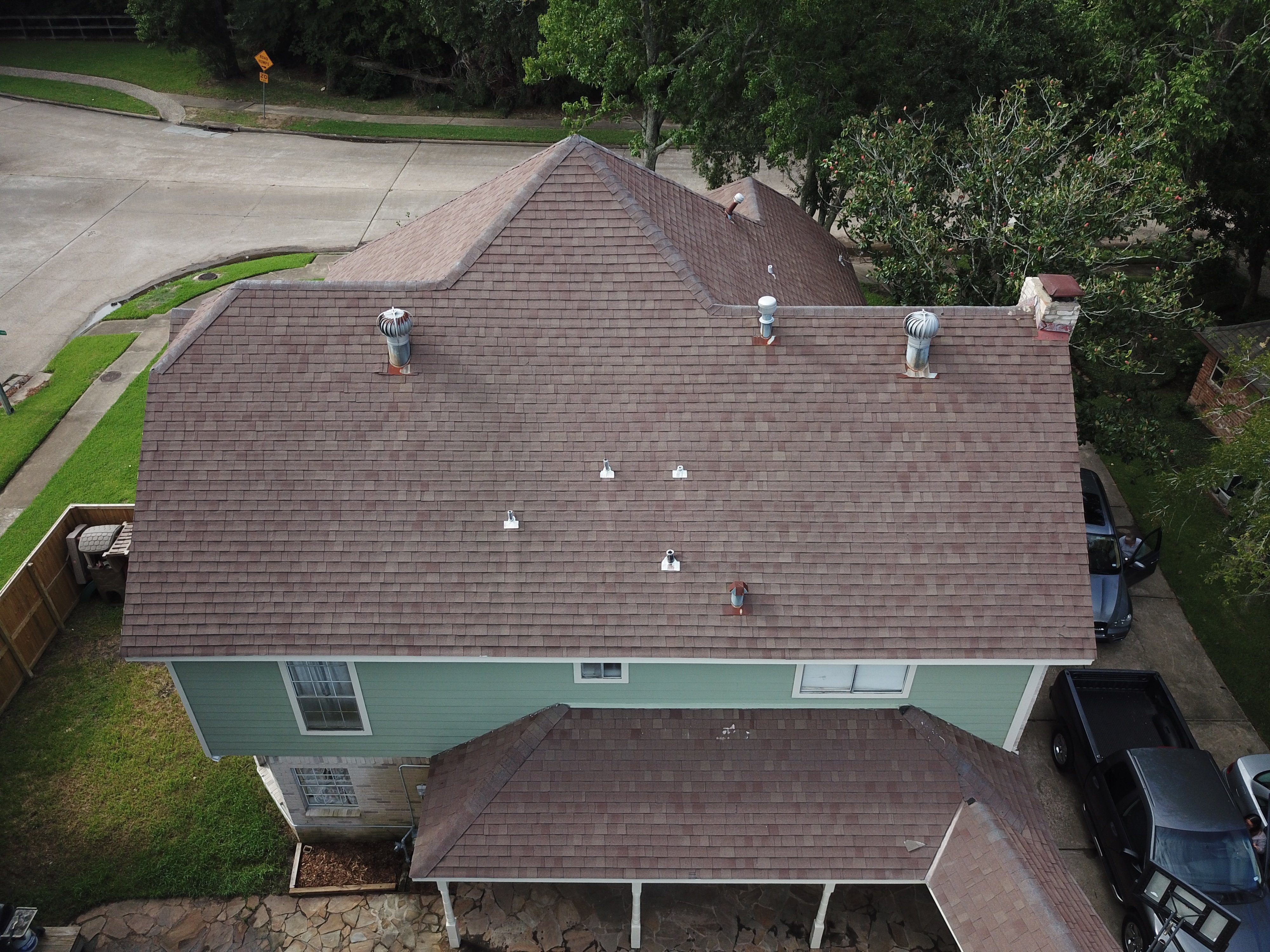 Shingles After Cleaning 