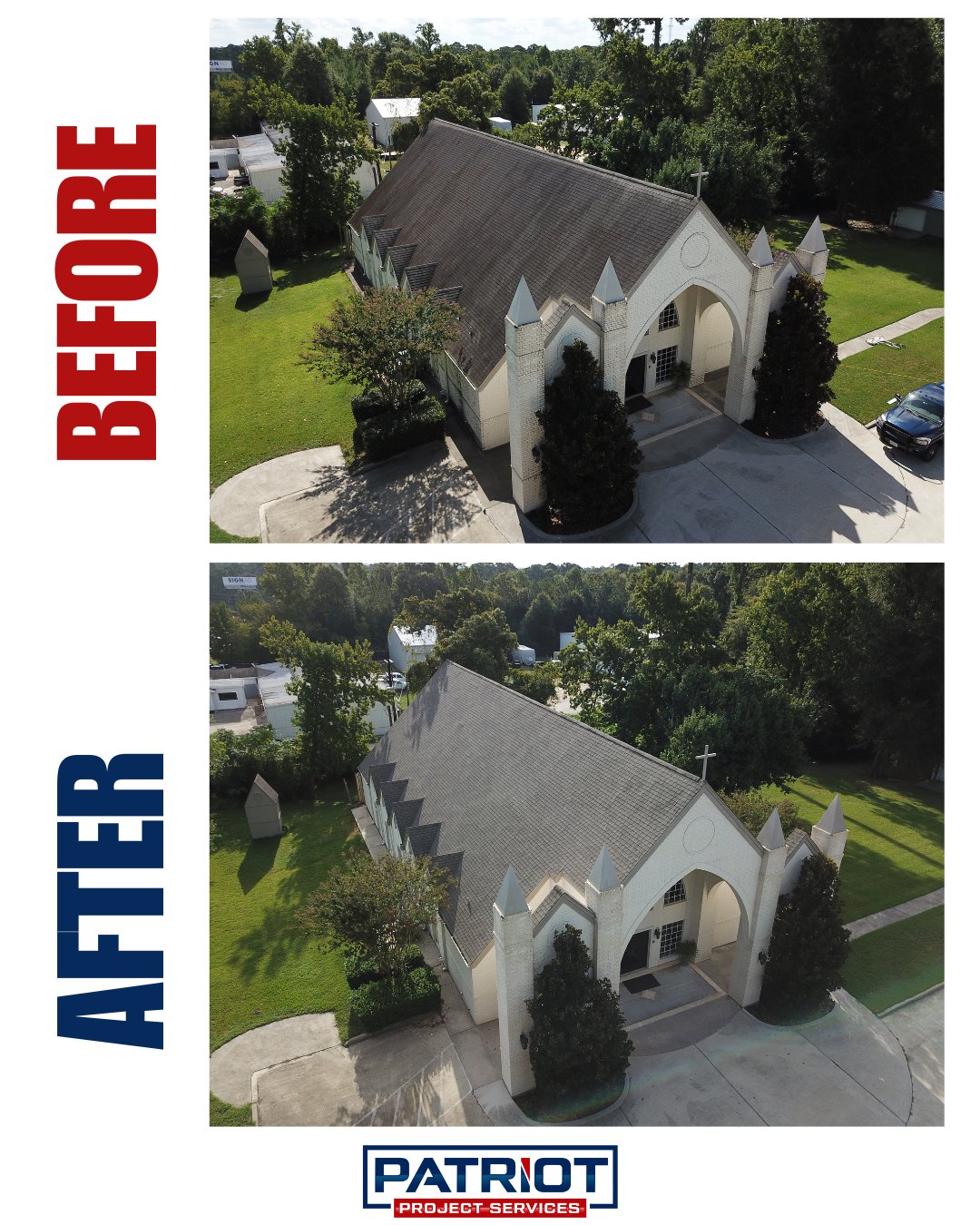 Roof Before and After 