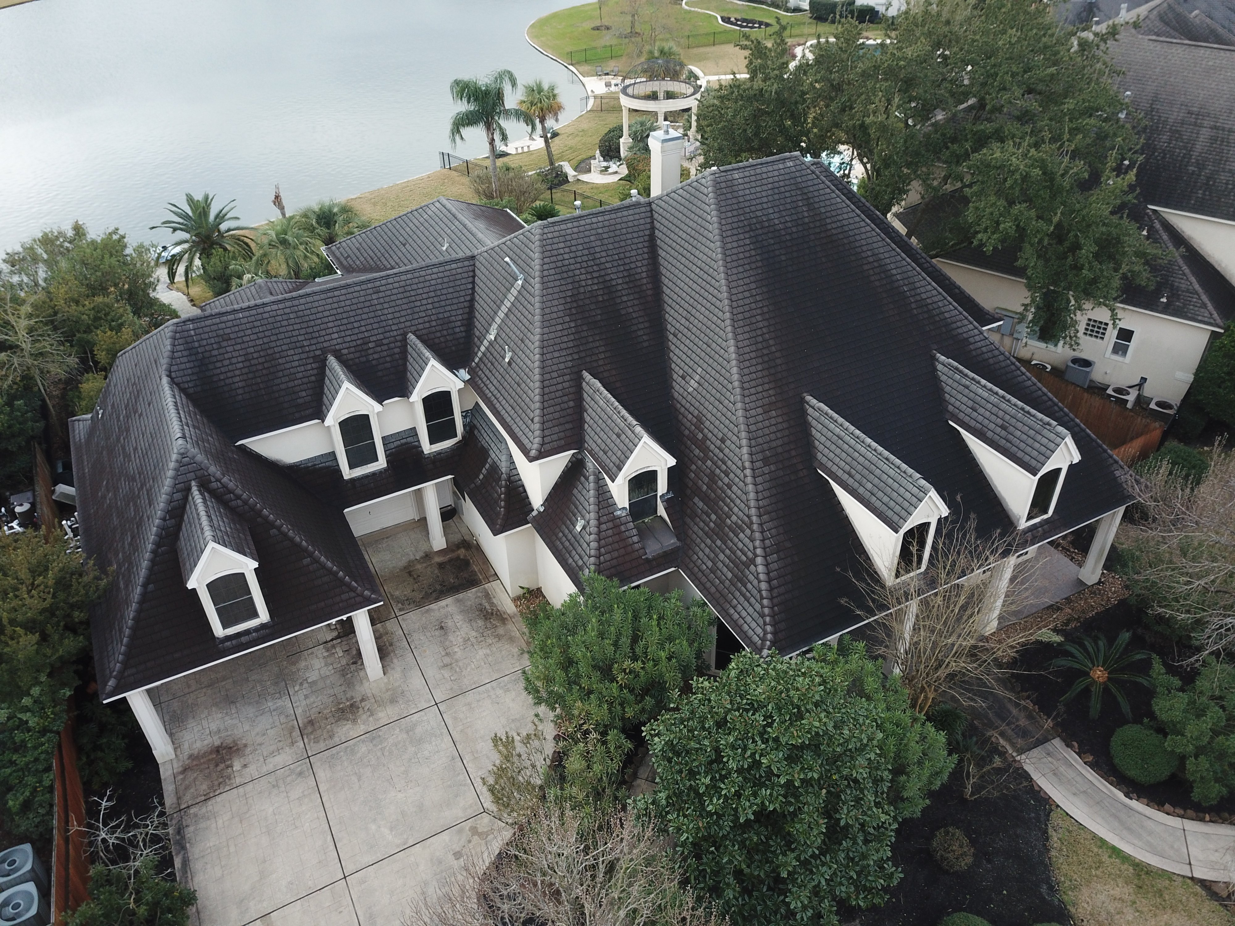 Shingles Before Cleaning