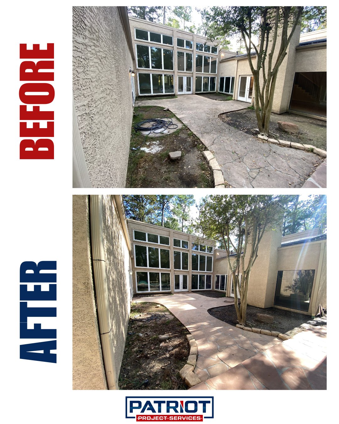 House Washing Before and After 