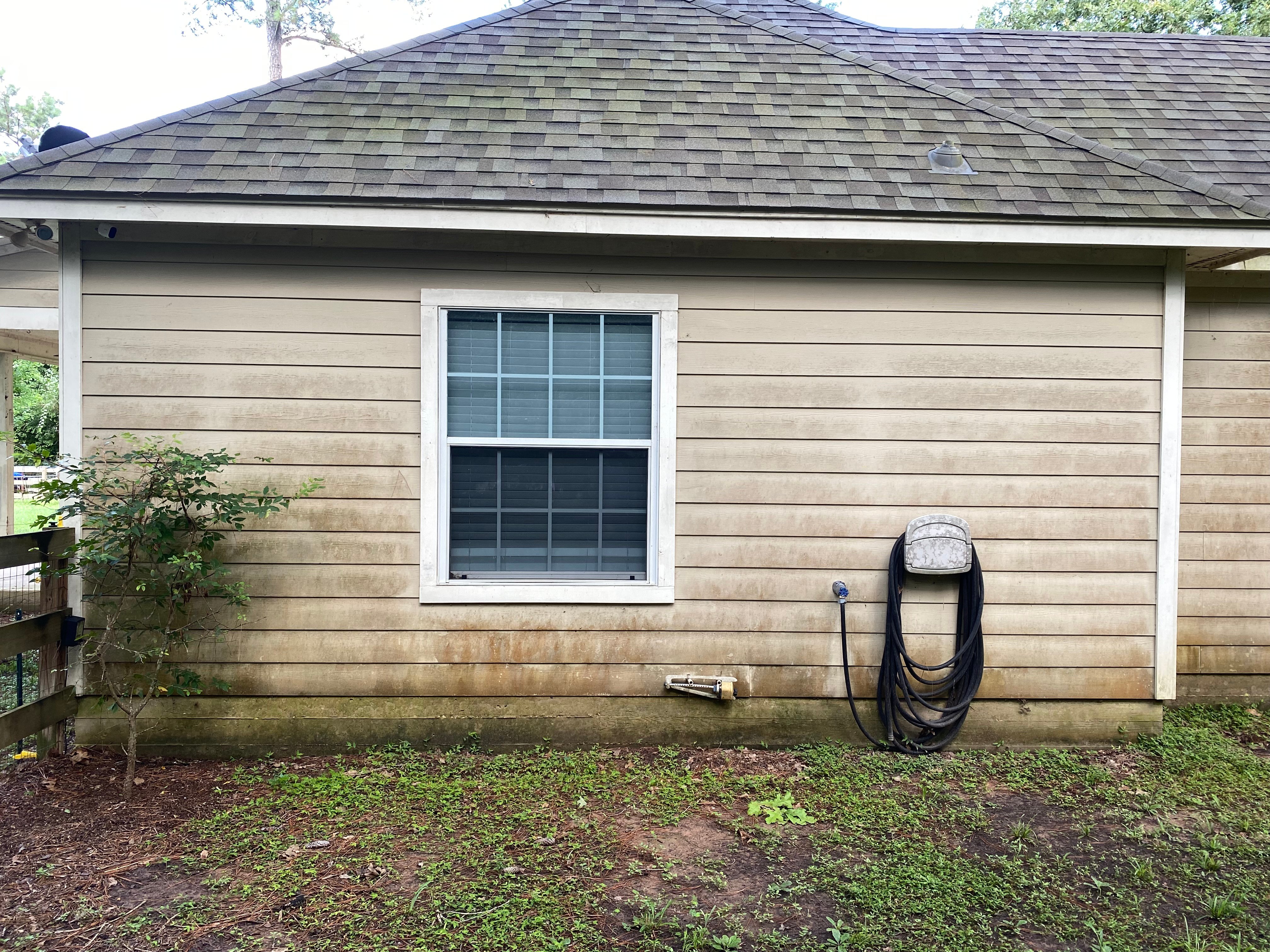 Siding Before Cleaning 