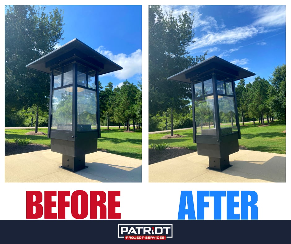 Lamp Before and After 