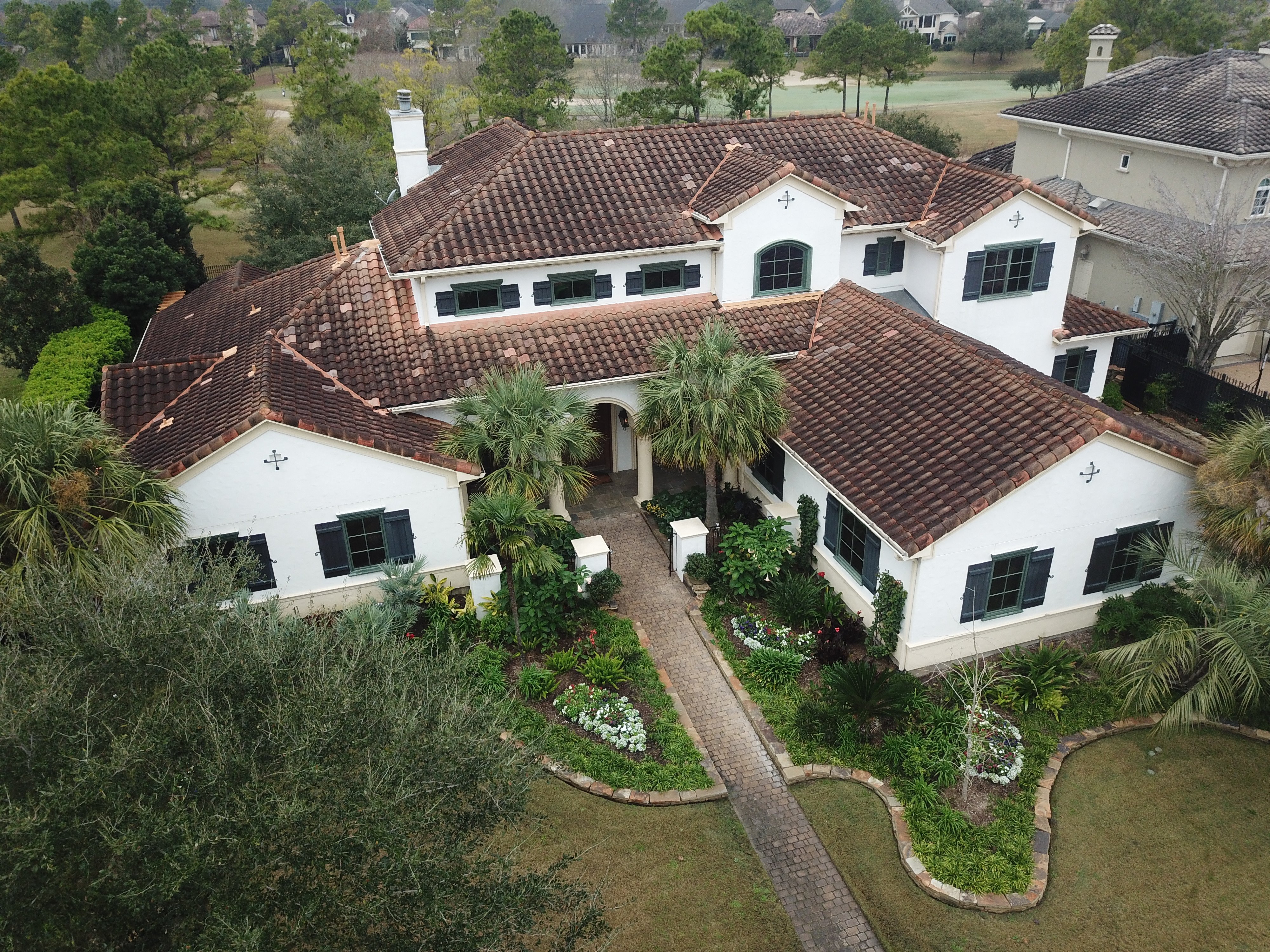 Roof Before Cleaning 
