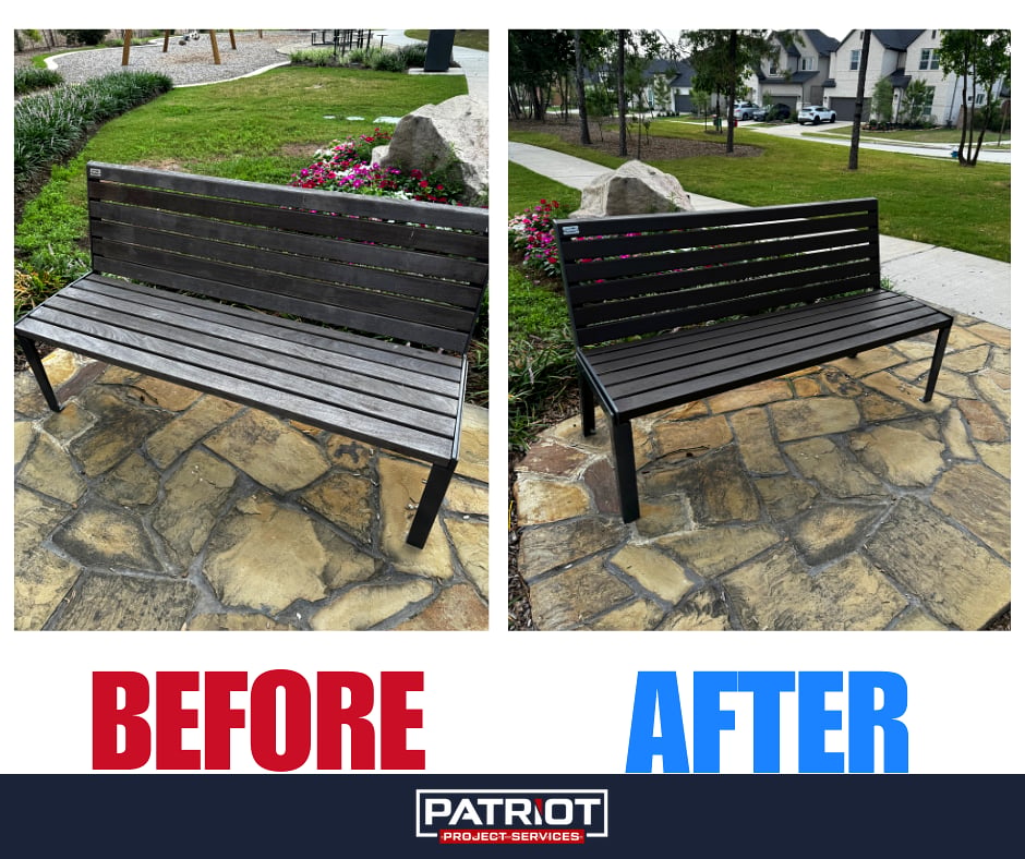 Bench Before and After 